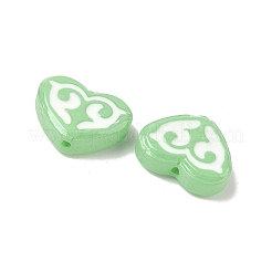 Окрашенные и запеченные стеклянные бусины LAMP-D004-02E