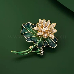 Эмалевая булавка лотос PW-WGD1C40-01