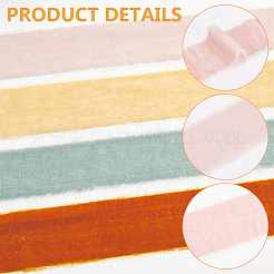 4 ярд двухцветной бахромчатой бархатной ленты SRIB-WR0001-08A