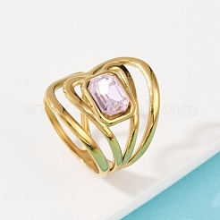 Открытые кольца манжеты из нержавеющей стали 304&nbsp;RJEW-S629-08G