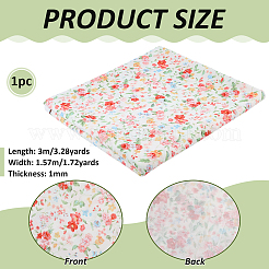 3 m Polyesterstoff mit Blumenmuster&nbsp;DIY-FG0008-78