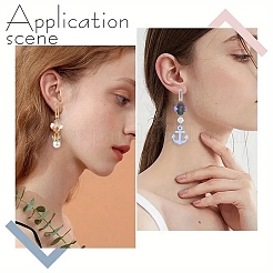 30 шт. Гальванические стеклянные бусины EGLA-YW0006-16A