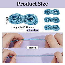 4 моток круглого эластичного шнура&nbsp;OCOR-OC0001-84D