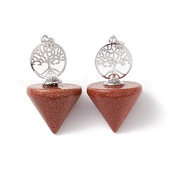 Природные и синтетические Gemstone подвески&nbsp;G-E150-04P