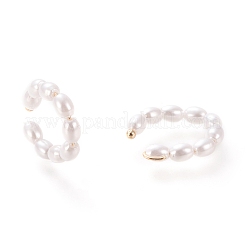 Серьги-манжеты из латуни EJEW-I249-21G