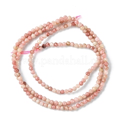 Природные родонит бисер нитей G-F748-U01-01