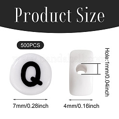 500pcs Acrylperlen&nbsp;SACR-TA0001-55Q