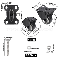 Сменный офисный вращающийся стул из полиуретана на роликах FIND-CA0004-27