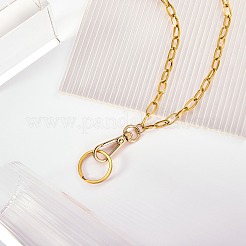 Correa para el cuello con cadena de clip de acero inoxidable 304&nbsp;HJEW-SW00135