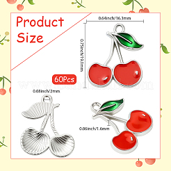 60 шт. Подвески из сплава с эмалью&nbsp;FIND-SC0017-33P