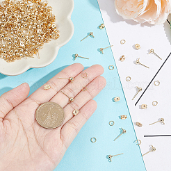 100 шт. фурнитура для сережек-гвоздиков из нержавеющей стали 304 DIY-UN0004-36