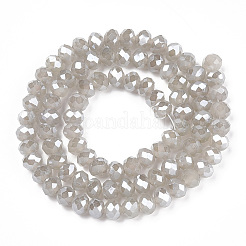 Galvanisieren Glasperlen&nbsp;LS-EGLA-A034-J4mm-A15