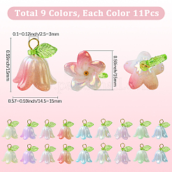 11 комплект подвесок из акриловых бусин&nbsp;FIND-SC0016-66