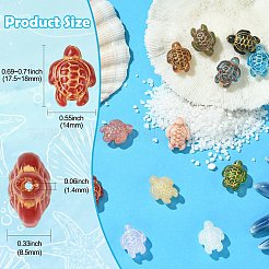 12шт 12 цвета бусины лэмпворк ручной работы LAMP-CJ0002-46