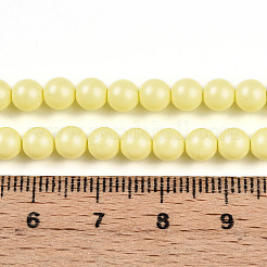 Выпечка из окрашенного перламутрового стекла жемчужные бусинки HY-N002-5mm-B03