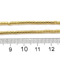 Fili di perline di ematite sintetica non magnetica elettrolitica&nbsp;G-I364-H01-G