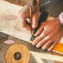 300 шт. 3-х видов буковых столярных бисквитов WOOD-OC0002-80