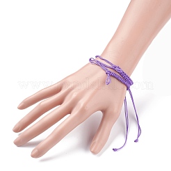 Fabrication de bracelet tressé en nylon 2pcs&nbsp;BJEW-JB07525-04