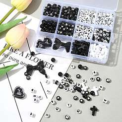 11 стиль непрозрачных акриловых бусин SACR-FS0001-42