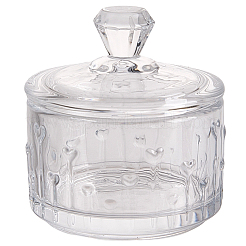 1шт стеклянная банка для конфет с крышкой&nbsp;AJEW-CN0005-13A