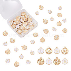 52pcs 2 Arten Legierungs-Emaille-Charms&nbsp;ENAM-TA0003-54