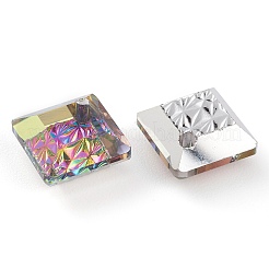 Подвески из тисненого стекла со стразами&nbsp;GLAA-J101-03A-001VO