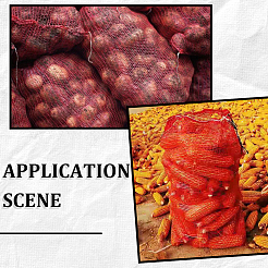 10 шт. 2-х цветные пластиковые пакеты с завязками на рождественскую тематику ABAG-CN0001-10