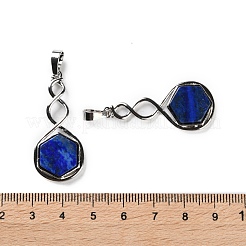 Gefärbt natürliche Lapislazuli Anhänger&nbsp;G-F777-05P-10