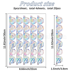 ПВХ самоклеющиеся наклейки&nbsp;STIC-WH20010-20A