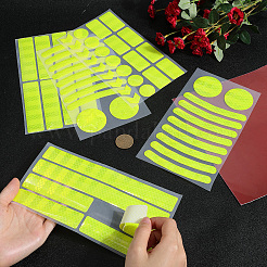 Autocollant réfléchissant en plastique imperméable&nbsp;DIY-WH0184-88A