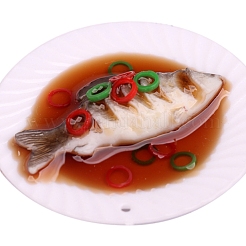 Мини-модель из смолы тушеной рыбы&nbsp;PW-WG5744F-01