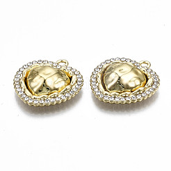 Подвески из сплава с кристаллами и стразами&nbsp;PALLOY-S132-217A-RS