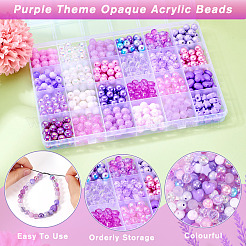 Непрозрачные акриловые бусины&nbsp;SACR-TA0001-45B