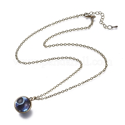 Pendentif en verre&nbsp;NJEW-D281-B-02AB