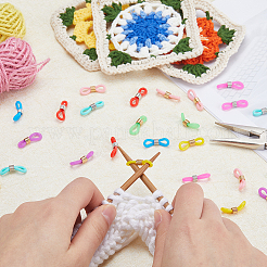 80 шт. 8-х цветные резиновые заглушки для спиц DIY-SC0023-78