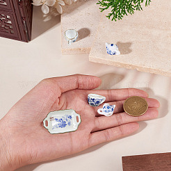 6 pièce 3 styles de décorations d'affichage d'ustensiles de cuisine en céramique&nbsp;DJEW-TA0001-31