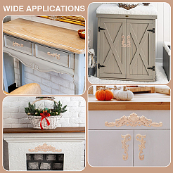 2 стиль: резная деревянная накладка&nbsp;WOOD-WA0001-01