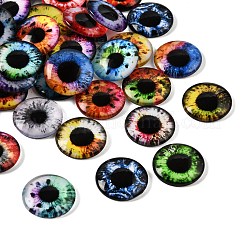 Cabochons en verre transparent imprimé&nbsp;GL-CBAA22A-03
