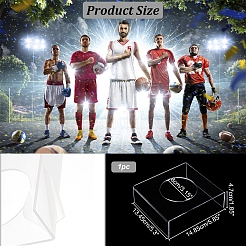 Telaio per display da calcio in acrilico&nbsp;ODIS-WH0001-35