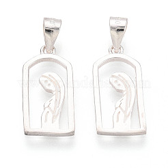 925 серебряный ажурный кулон с подвесками из натурального серебра STER-N016-120S