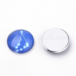 Cabochons di vetro flatback per i progetti fai da te&nbsp;X-GGLA-S029-16mm-046