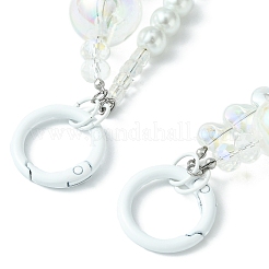 Ремни для мобильных телефонов из акрила и стеклянных бусин HJEW-JM01121