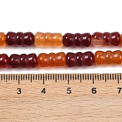 Бусины из натурального красного агата (окрашенные и нагретые) G-P595-A02-01