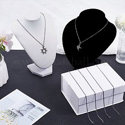 20 шт. набор из цепочек с плоским кабелем из нержавеющей стали 304 NJEW-SC0001-28