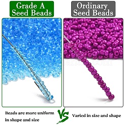 12/0 сорт круглый бисер стеклянный&nbsp;SEED-Q006-F17