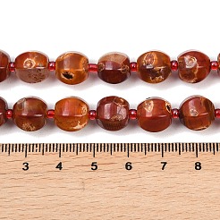 Природные пожары треск агат бисер нитей&nbsp;G-K393-C01-10mm