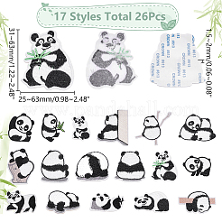 26 Stück Polyester-Aufnäher zum Aufbügeln/Aufnähen&nbsp;PATC-WR0001-16