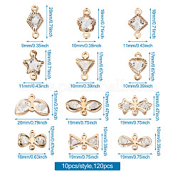 Соединители звеньев кристалла горного хрусталя сплава&nbsp;PALLOY-TA0002-26LG