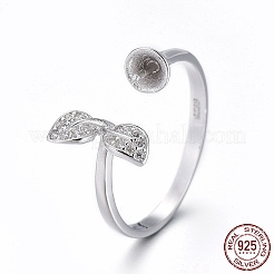 925 polsino in argento sterling rodiato&nbsp;STER-F048-22P
