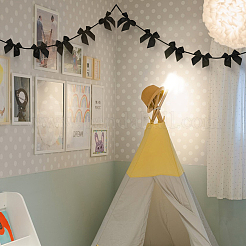 2 шт. тканевый бант-баннер для украшения рождественской елки AJEW-SP0002-82A